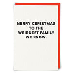 Weirdest Family Christmas Card
