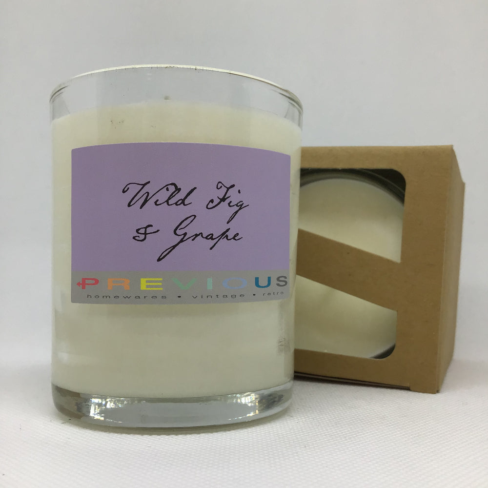 Large Scented Candle: Wild Fig and Grape
