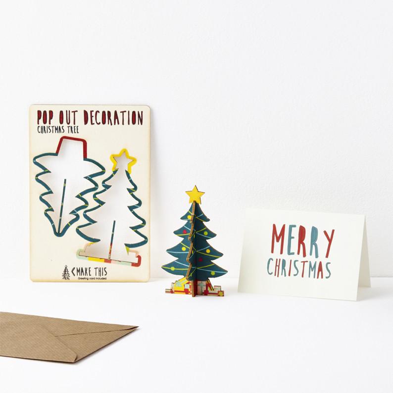 Christmas Tree Pop-Out Card