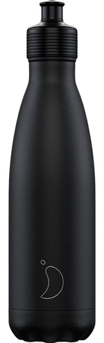 Sports Bottle 500ml Monochrome Black