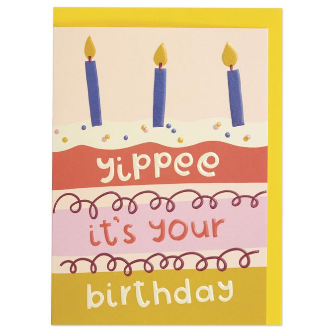 Yippee Birthday Card